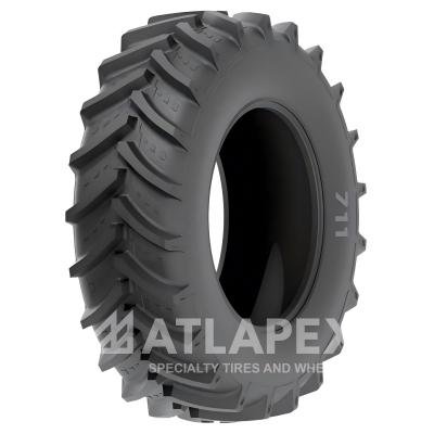 Neumático radial neumático ATLAPEX modelo 711 R-1W: diseñado para la eficiencia de tractores, cosechadoras y pulverizadoras.