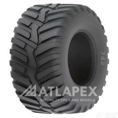 Resistente a cortes y de larga duración: ATLAPEX 742 I-3 para cultivador, empacadora y remolque de tractor