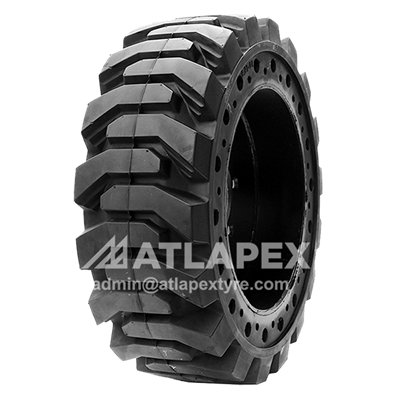 Solid tire for wheel loader with AP-SKS pattern for Small Wheel loader use (1)