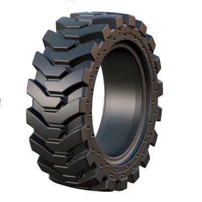 Solid tire 14,00-24 with rim for  Telehandlers TL1255 