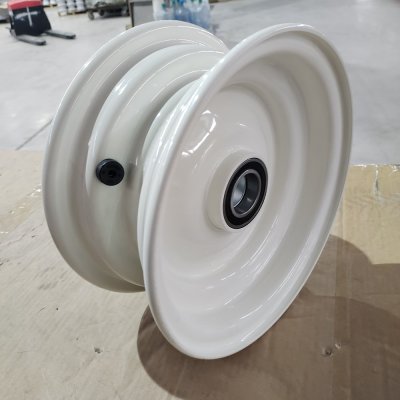 Wheel 6.00x5" with Rubber Inflated Tyre 11x7.10-5 with Bearings (1)