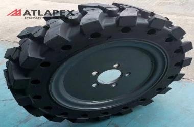 Elevate Your Bobcat S70 Performance with ATLAPEX Solid Tires 5.70-12 AT-SKS+​