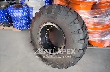 Atlapex Bias Tire 340-457 (13.00-18) with High-Performance Steel Rims – Perfect for BTR60, BTR70 & BTR80