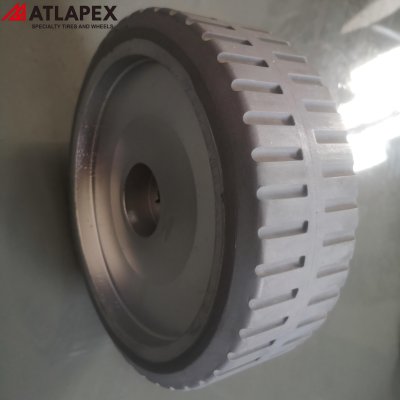 ATLAPEX AP717 Pattern Solid Tire: Professional Solution for AVIATION GROUND EQUIPMENT TRAILERS (2)