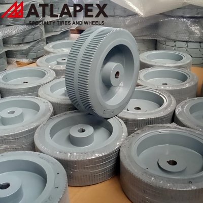 ATLAPEX AP716 Pattern Solid Tire – Built for Aviation Ground Equipment Trailers (1)