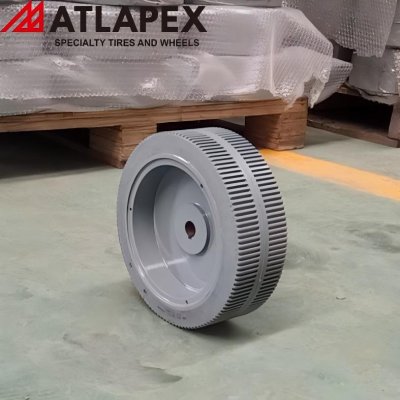 ATLAPEX AP716 Pattern Solid Tire – Built for Aviation Ground Equipment Trailers (3)