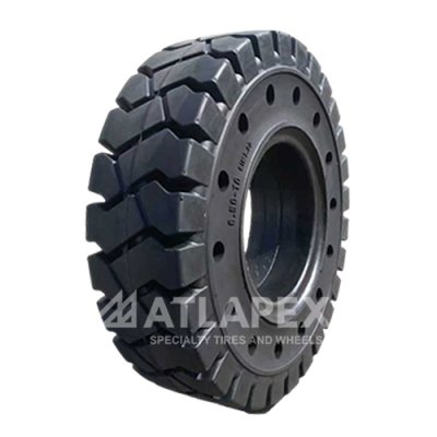 Maximize Forklift Productivity with ATLAPEX Premium Solid Tire CONTIRUN Pattern WITH HOLE