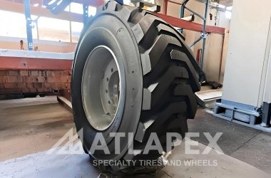 ATLAPEX 445/65D-22.5 Foam Filled Tire: Perfect Match for Genie S125 Boom Lift