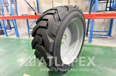 ATLAPEX Foam Filled Tire 385/65-22.5 | AP-R4 Pattern | Built for the Genie S85