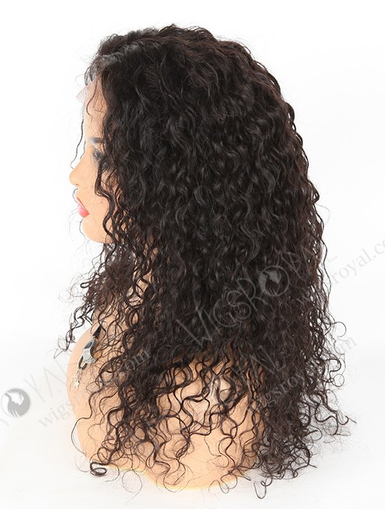 In Stock Indian Remy Hair 18" Curly 15mm Natural Color 13x4 Lace Front Wig SLF-01288-331