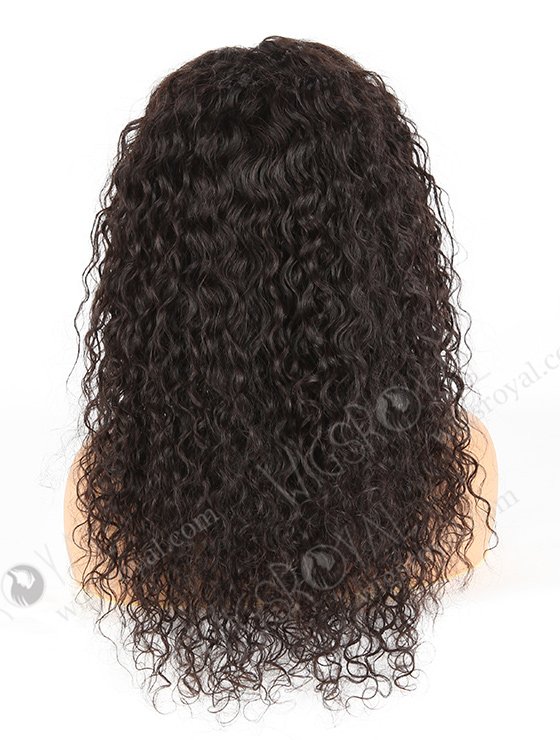 In Stock Indian Remy Hair 18" Curly 15mm Natural Color 13x4 Lace Front Wig SLF-01288-333
