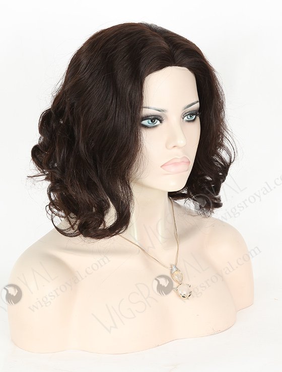 In Stock Malaysian Virgin Hair 14" Big Curl Natural Color Silk Top Glueless Wig GL-03041-250