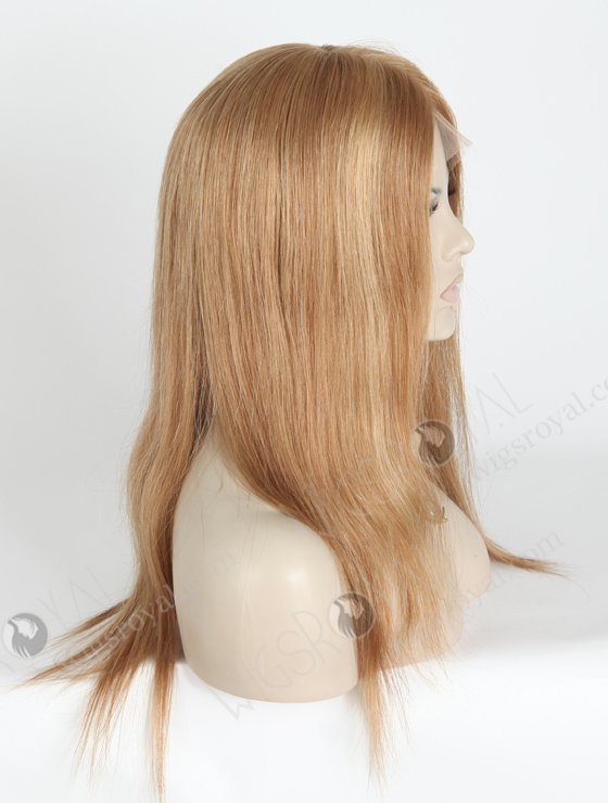 Glueless Silk Top Wigs Light Brown Blonde Mixed Color 16 Inch European Virgin Hair GLL-08001-237