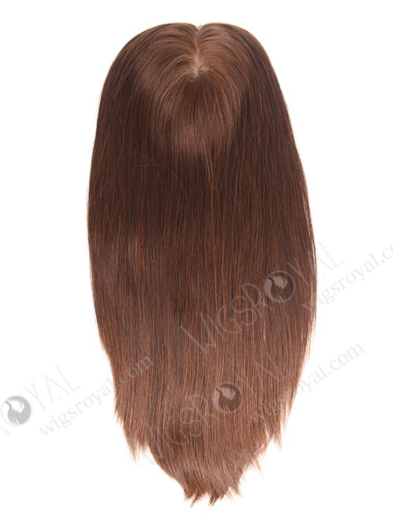 In Stock European Virgin Hair 16" one length Straight 2a# Color 5.5"×5.5" Silk Top Wefted Kosher Topper-024-417