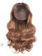 In Stock European Virgin Hair 18" One Length Beach Wave T2/10# with T2/8# Highlights 7"×7" Silk Top Wefted Topper-026