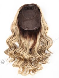 Balayage Hair Topper | 18 Inch Gorgeous Full Coverage Large Base 8 x 8 Silk Top Human Hair Topper-033