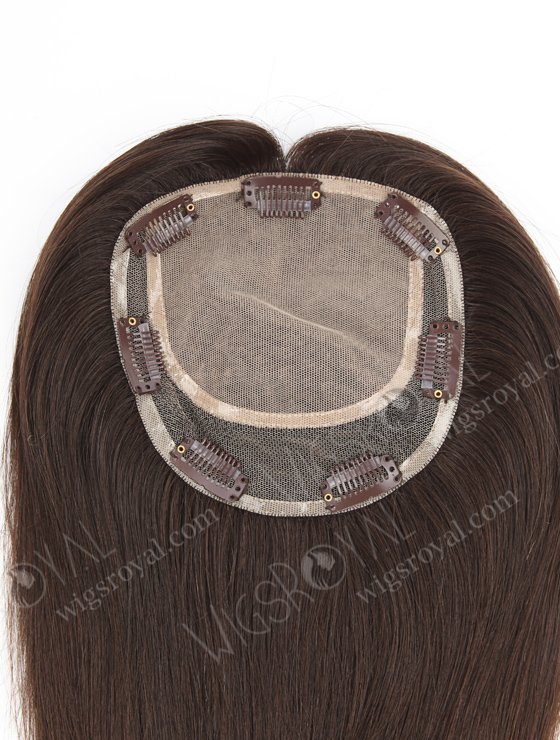 Silk Base Short Hair Toppers Best Quality Unprocessed Cuticle Aligned Virgin Hair Topper-007-717