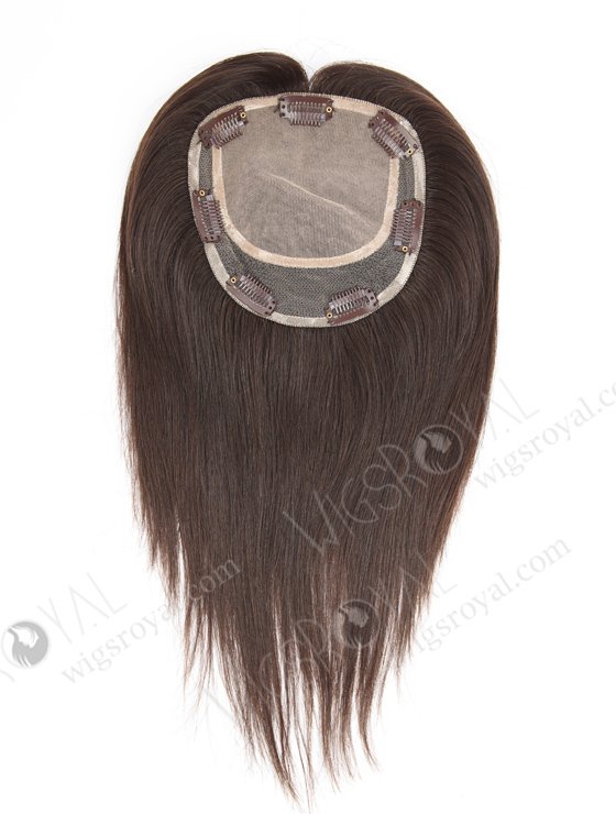 Silk Base Short Hair Toppers Best Quality Unprocessed Cuticle Aligned Virgin Hair Topper-007-716