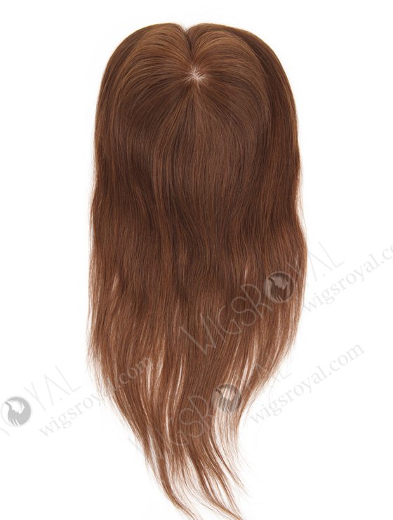 Best Silk Top Brown Human Hair Toppers for Women with Thin Hair Topper-035-759