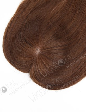 Best Silk Top Brown Human Hair Toppers for Women with Thin Hair Topper-035
