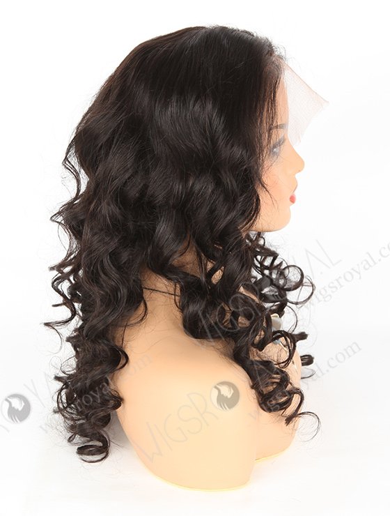 In Stock Indian Remy Hair 22" Ocean Wave Natural Color Lace Front Wig SLF-01286-442