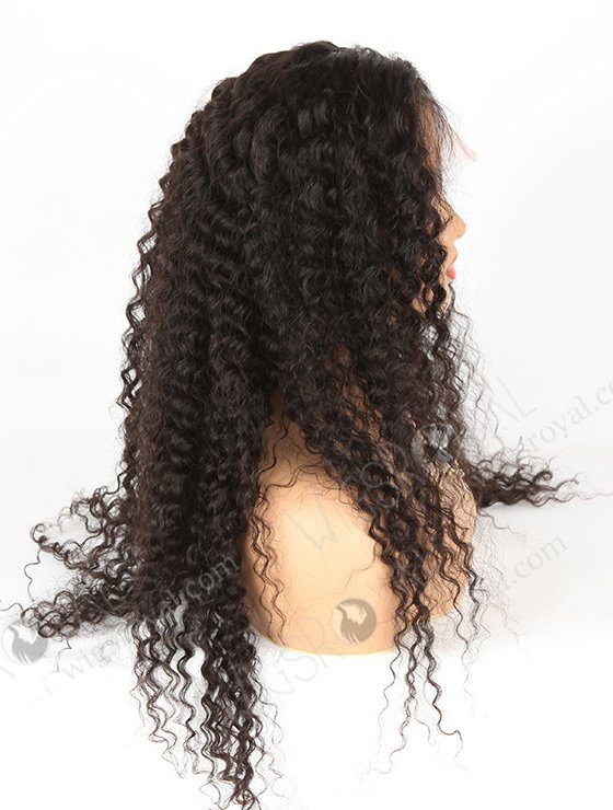 In Stock Indian Remy Hair 24" Deep Wave Natural Color Lace Front Wig SLF-01285-459