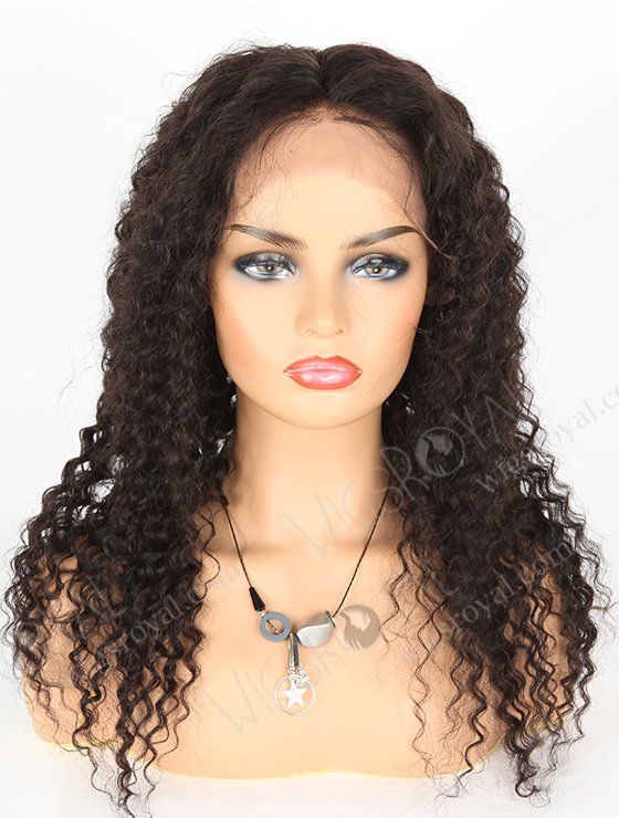 In Stock Indian Remy Hair 20" Deep Wave Natural Color Lace Front Wig SLF-01283-489