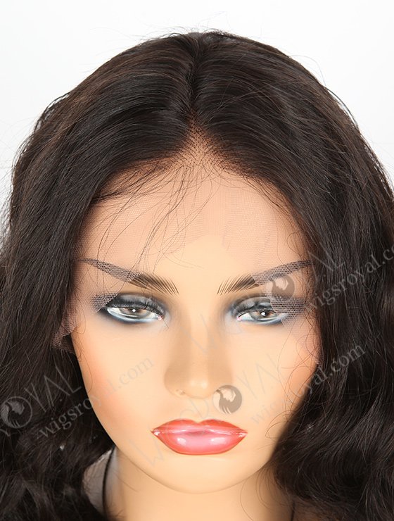 In Stock Indian Remy Hair 24" Ocean Wave Natural Color Lace Front Wig SLF-01287-406