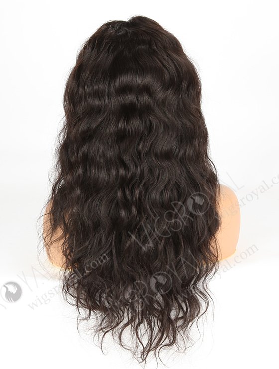 In Stock Indian Remy Hair 20" Natural Wave Natural Color Lace Front Wig SLF-01275-638