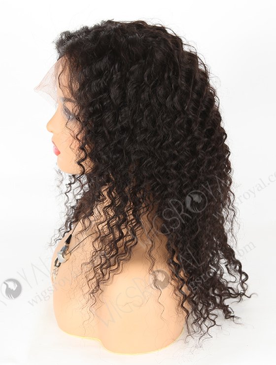 In Stock Indian Remy Hair 18" Deep Wave Natural Color Lace Front Wig SLF-01282-504