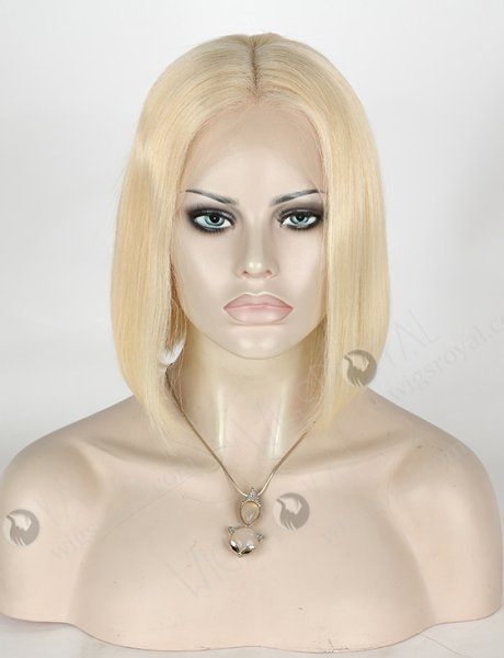 Lovely Blonde Bob Wig 10 Inch 613 Indian Remy Hair SLF-01290