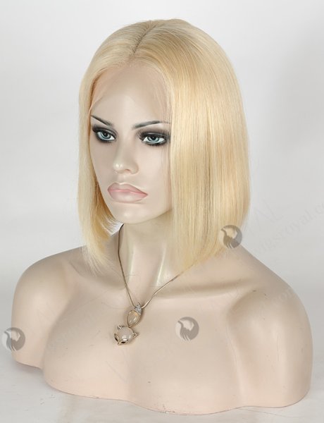 Lovely Blonde Bob Wig 10 Inch 613 Indian Remy Hair SLF-01290