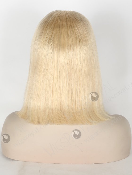 Shoulder Length Blonde Bob Wig 12 Inch Indian Remy Hair 613# SLF-01291-1101