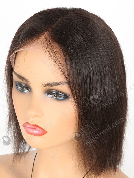 In Stock Indian Remy Hair 10" BOB Straight Natural Color Lace Front Wig SLF-01292-1107