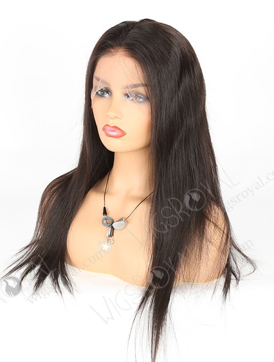 In Stock Indian Remy Hair 20" Straight Natural Color Lace Front Wig SLF-01271-947