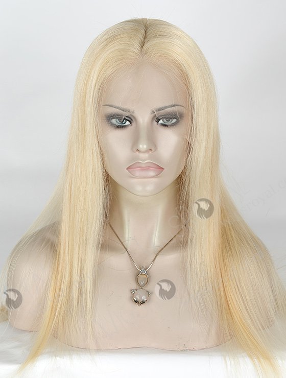 In Stock Indian Remy Hair 20" Straight Color 613# Lace Front Wig SLF-01264-1015