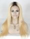 In Stock Indian Remy Hair 20" Straight T-Natural/613# Lace Front Wig SLF-01268