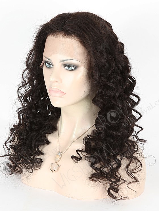 In Stock Indian Remy Hair 24" Rosy Curl Natural Color Lace Front Wig SLF-01250-1061