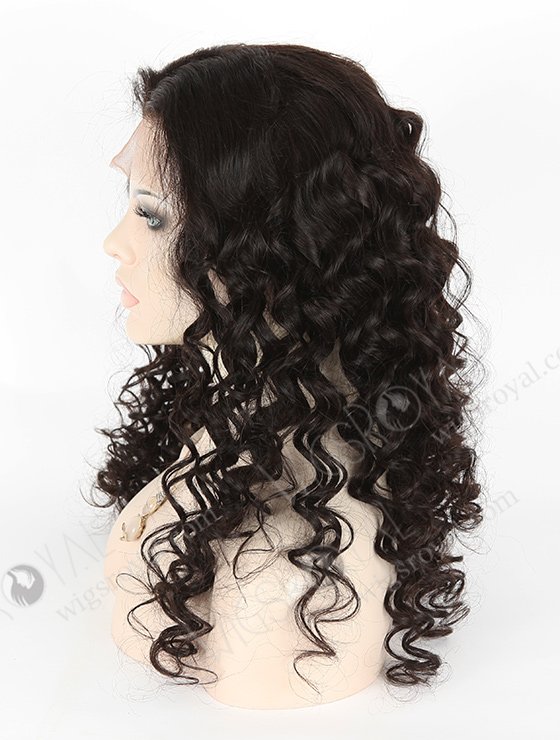 In Stock Indian Remy Hair 24" Rosy Curl Natural Color Lace Front Wig SLF-01250-1065