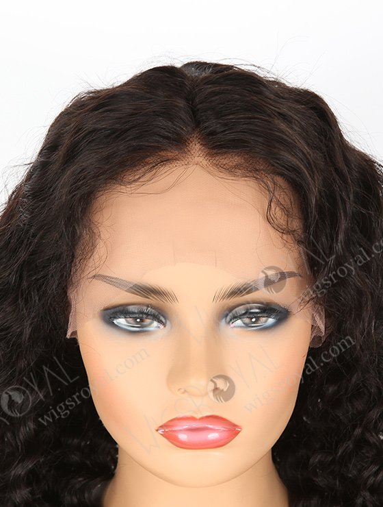 In Stock Indian Remy Hair 20" Deep Curl Natural Color Lace Front Wig SLF-01251-1052