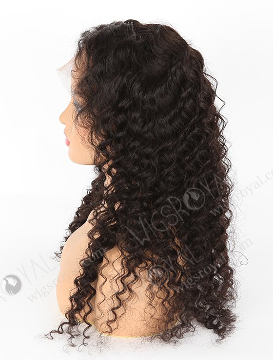 In Stock Indian Remy Hair 20" Deep Curl Natural Color Lace Front Wig SLF-01251-1054