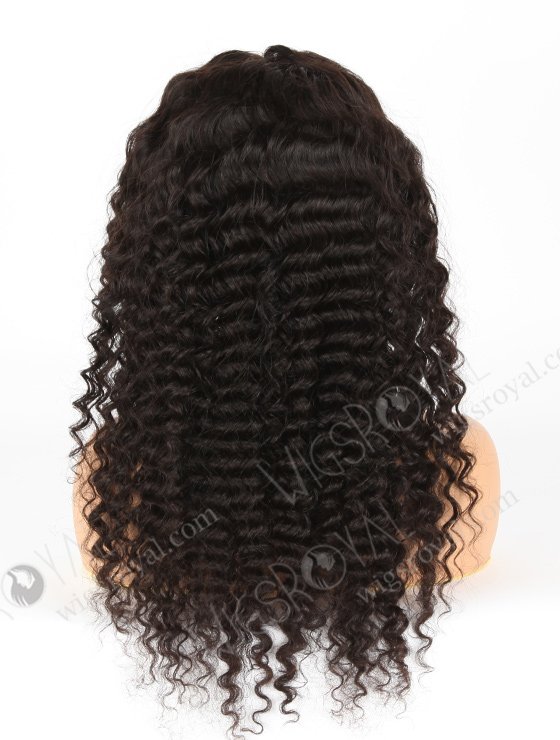 In Stock Indian Remy Hair 20" Deep Curl Natural Color Lace Front Wig SLF-01251-1057