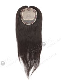 18 Inch Clip On Silk Top Volume Human Hair Toppers for Thinning Crown Topper-015