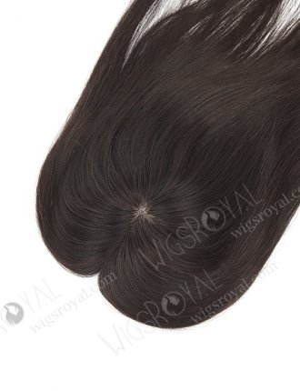 18 Inch Clip On Silk Top Volume Human Hair Toppers for Thinning Crown Topper-015