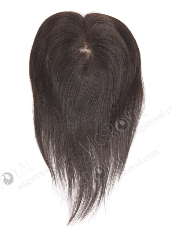 Best 12 Inch Clip On Human Hair Silk Top Crown Toppers for Short Thinning Hair Topper-012-1262