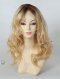 Dark Roots Blonde Curly Wig WR-LW-022