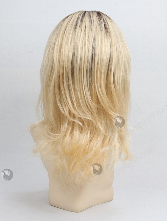 Dark Roots Blonde Layered Lace Wig WR-LW-015-1161