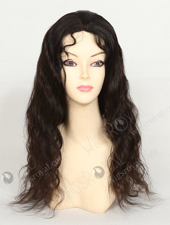 In Stock Malaysian Virgin Hair 20" Natural Straight Natural Color Silk Top Glueless Wig GL-03022-1422