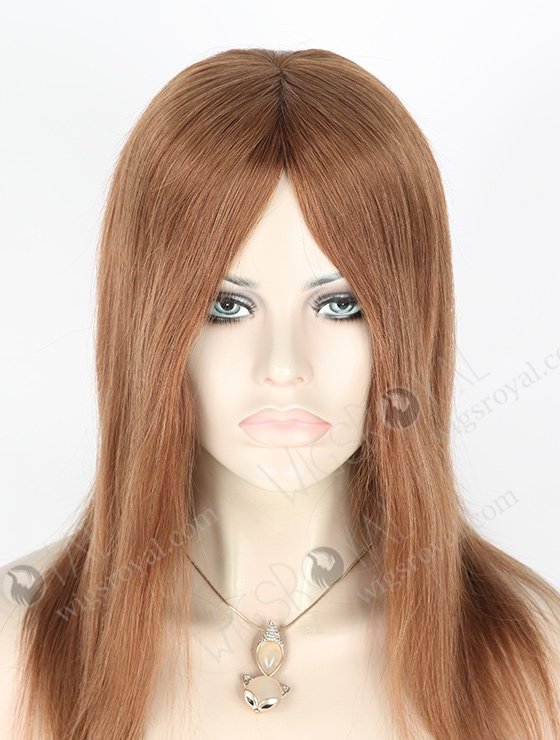 In Stock Malaysian Virgin Hair 14" Straight 9# Color Silk Top Glueless Wig GL-03029-1347