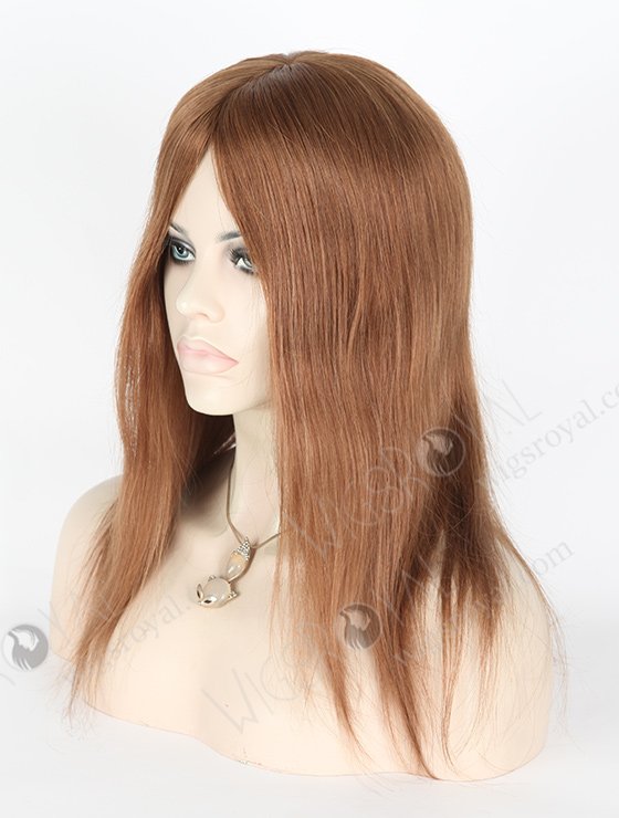 In Stock Malaysian Virgin Hair 14" Straight 9# Color Silk Top Glueless Wig GL-03029-1350